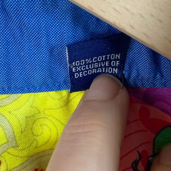 Robert Graham Mens Smoking Bulldog Button Up Shirt Size XL Flip Cuff Artsy Punk - Picture 11 of 15